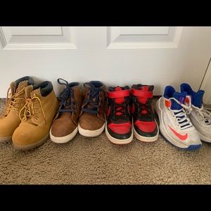 Boys size 1 lot of shoes